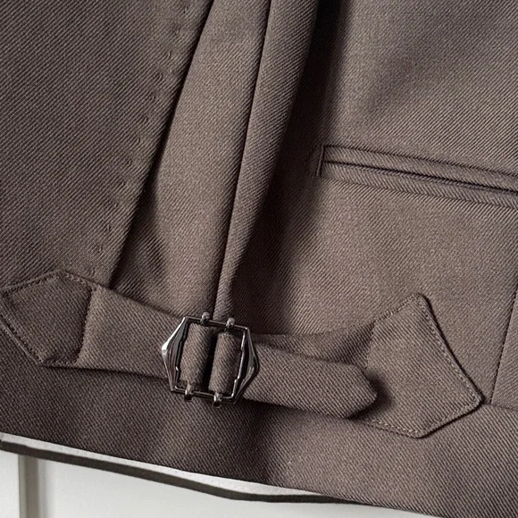 Suitsupply Women’s custom Double-Breasted Moss Green suit 100%wool FW2025 - Picture 10 of 16